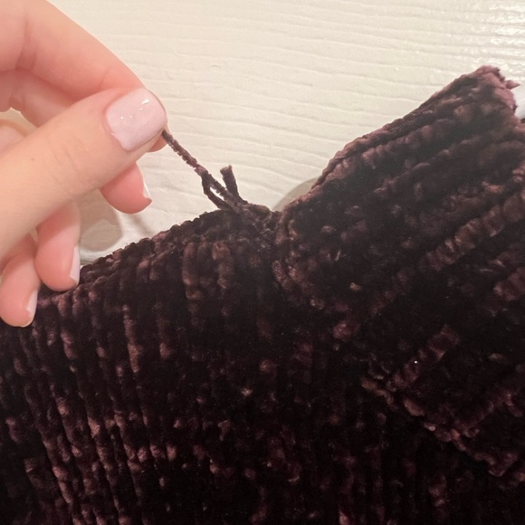 SANCTUARY BURGUNDY CHENILLE SWEATER - Picture 3 of 7